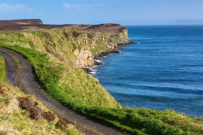 the cliffs near dunnet head