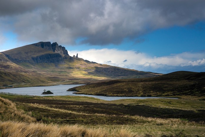 Loch Leathan and the Totternish Range