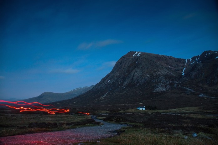 Buachaille Etive Mòr at night
