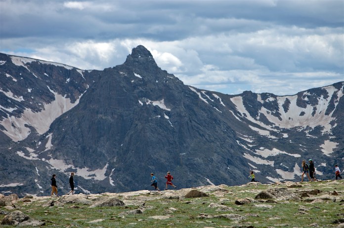 hikers, Rocky Mountain National Park, CO