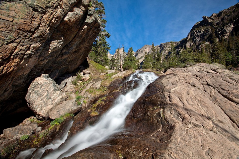 waterfall near emerad laek, Rocky Mountain National Park, CO