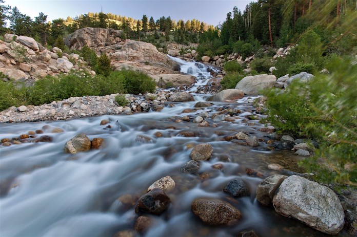 alluvial fan, Rocky Mountain National Park, CO
