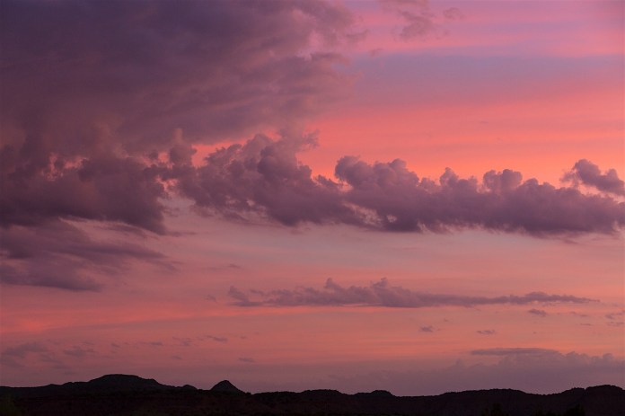 The famous West Texas sunrise