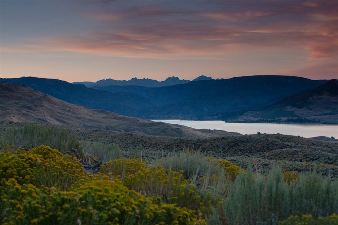 Sunrise over the Winds at Boulder Lake