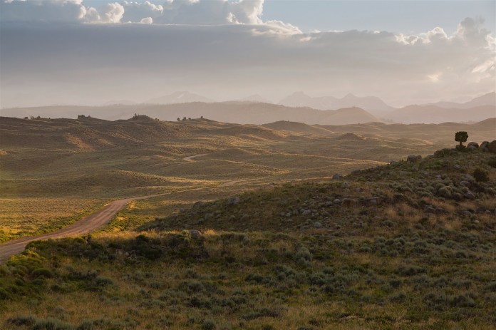 Sunrise over the foothills of the Winds near Boulder Lake